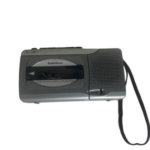 Radio Shack vintage voice activated desktop handheld voice tape recorder CTR-123
